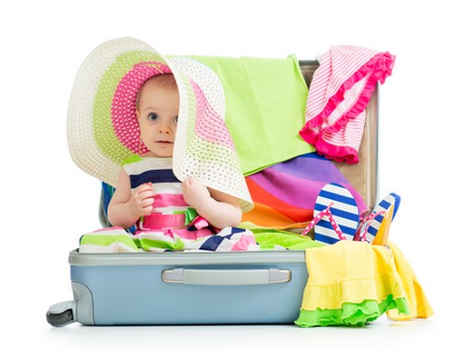 Bébé en vacances