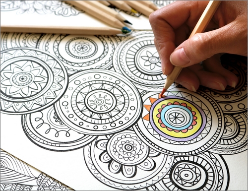 Coloriages pour les grands: La pause créative qui fait du bien