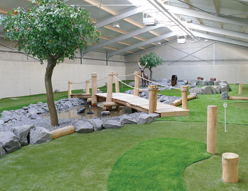 Mini-Golf indoor